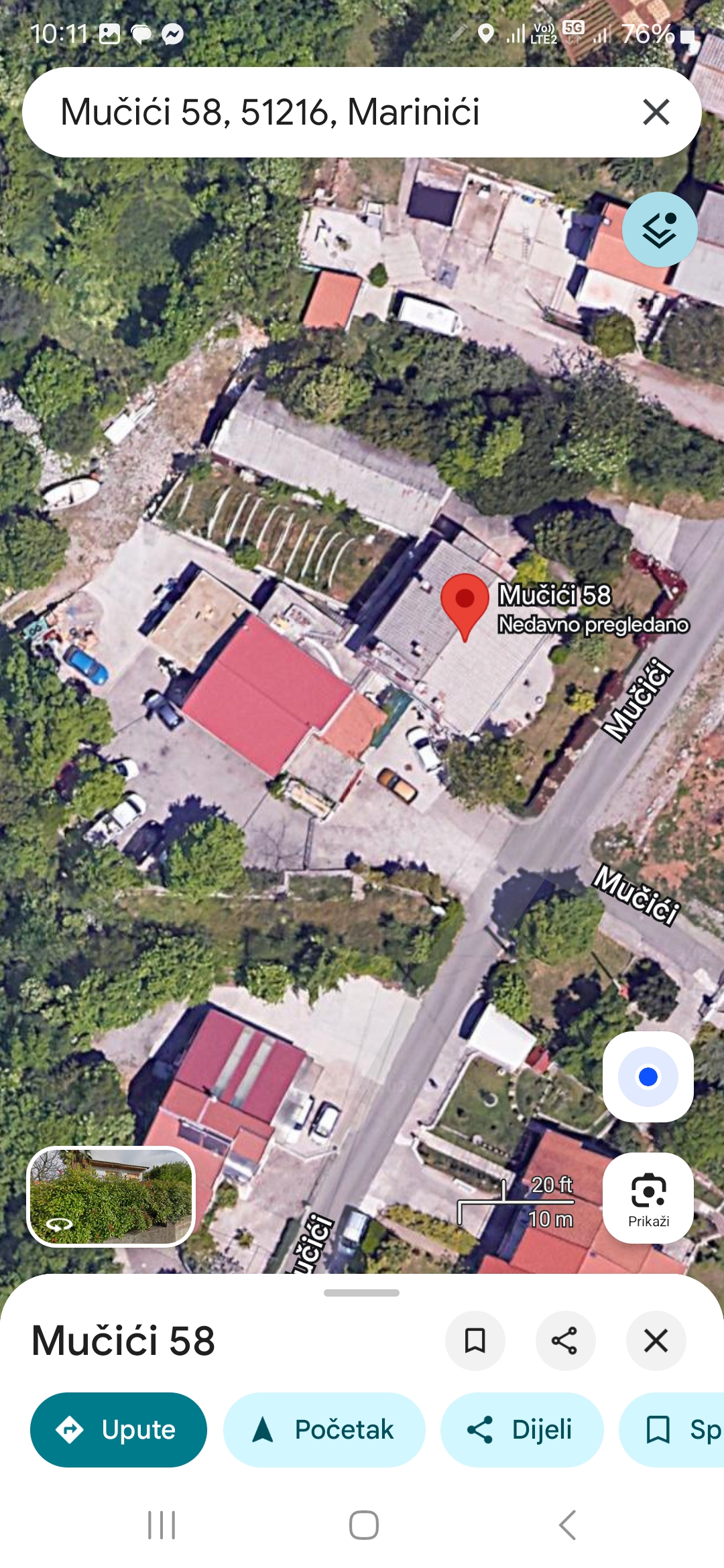 Parking Mućići parking