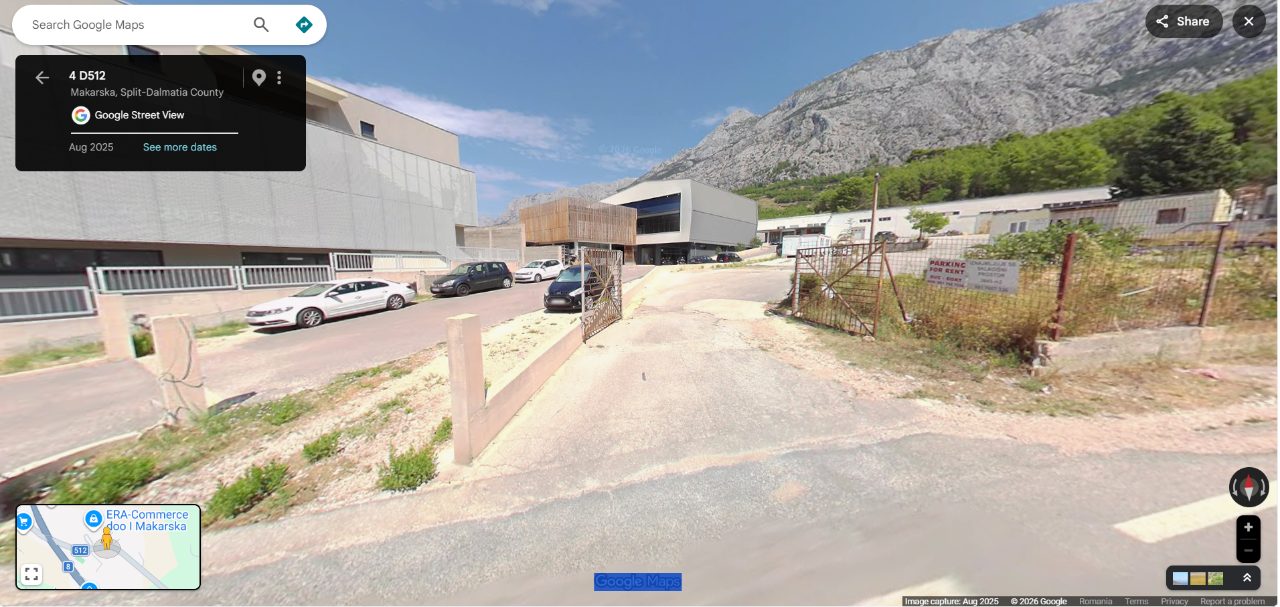 Parking Makarska Istok parking