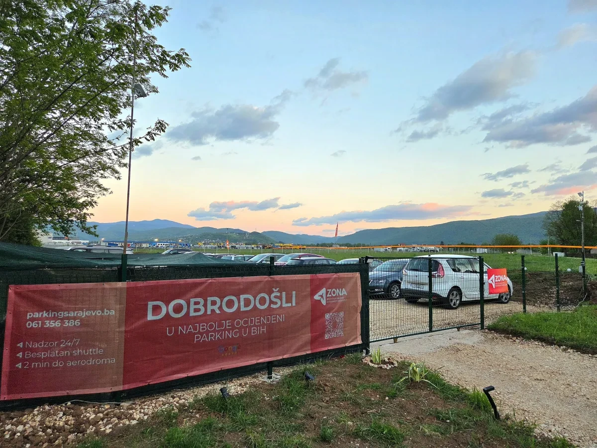 ZONA parking aerodrom Sarajevo parking